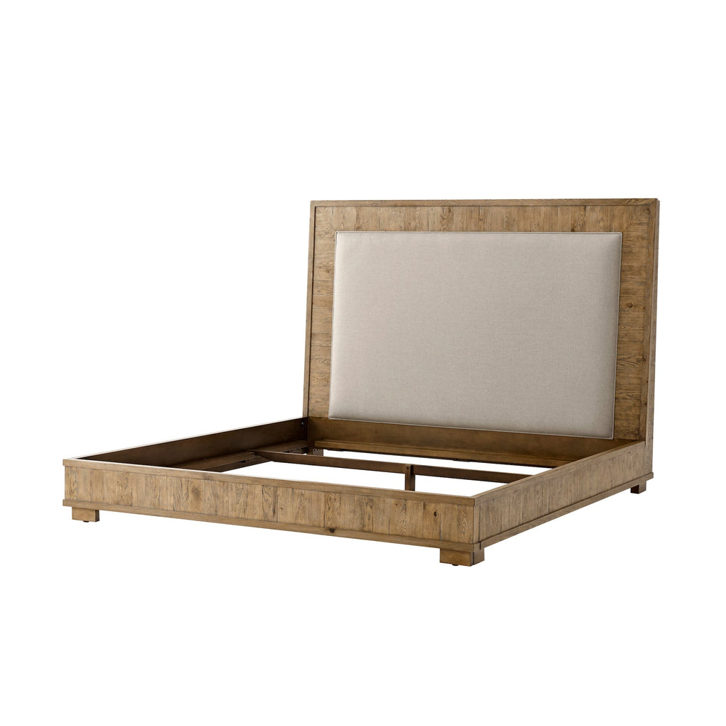 Tucker Us King Bed, Light Echo Oak