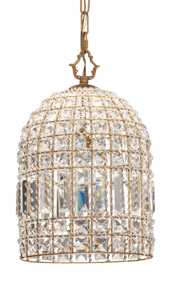 Crystal Pendant Chandelier-Gold