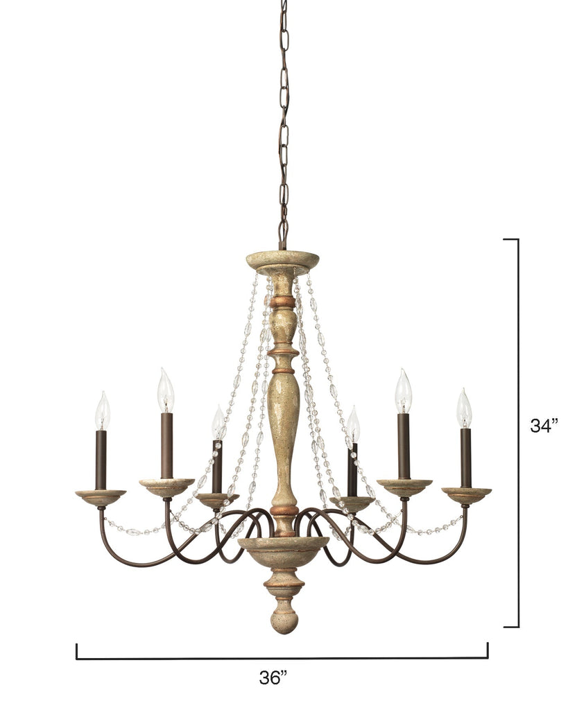 Maybel Chandelier-Grey