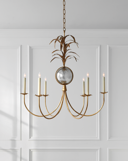 Gramercy Medium Chandelier in Gilded Iron