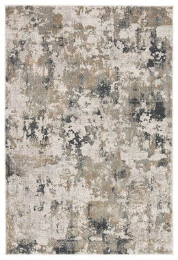 Jaipur Living Lynne Abstract White/ Gray Runner Rug