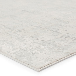 Jaipur Living Arvo Abstract Silver/ White Runner Rug