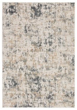 Jaipur Living Arvo Abstract White/ Dark Gray Runner Rug