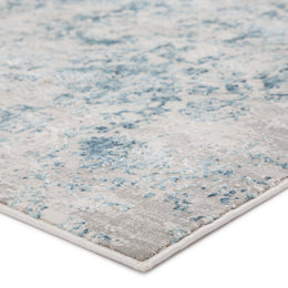 Jaipur Living Siena Damask Blue/ Ivory Runner Rug