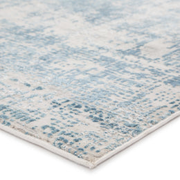 Jaipur Living Eero Abstract Blue/ Ivory Runner Rug