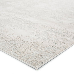 Jaipur Living Orianna Abstract Ivory/ Silver Runner Rug