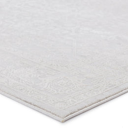 Jaipur Living Riella Floral Light Gray/ Cream Runner Rug