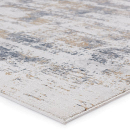 Jaipur Living Gesine Abstract Light Gray/ Gold Runner Rug