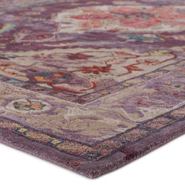 Jaipur Living Raisa Handmade Medallion Purple/ Gray Area Rug