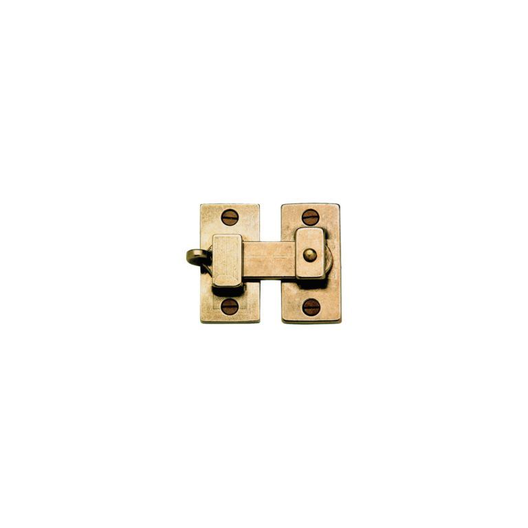 Cabinet Latch, White Bronze Medium