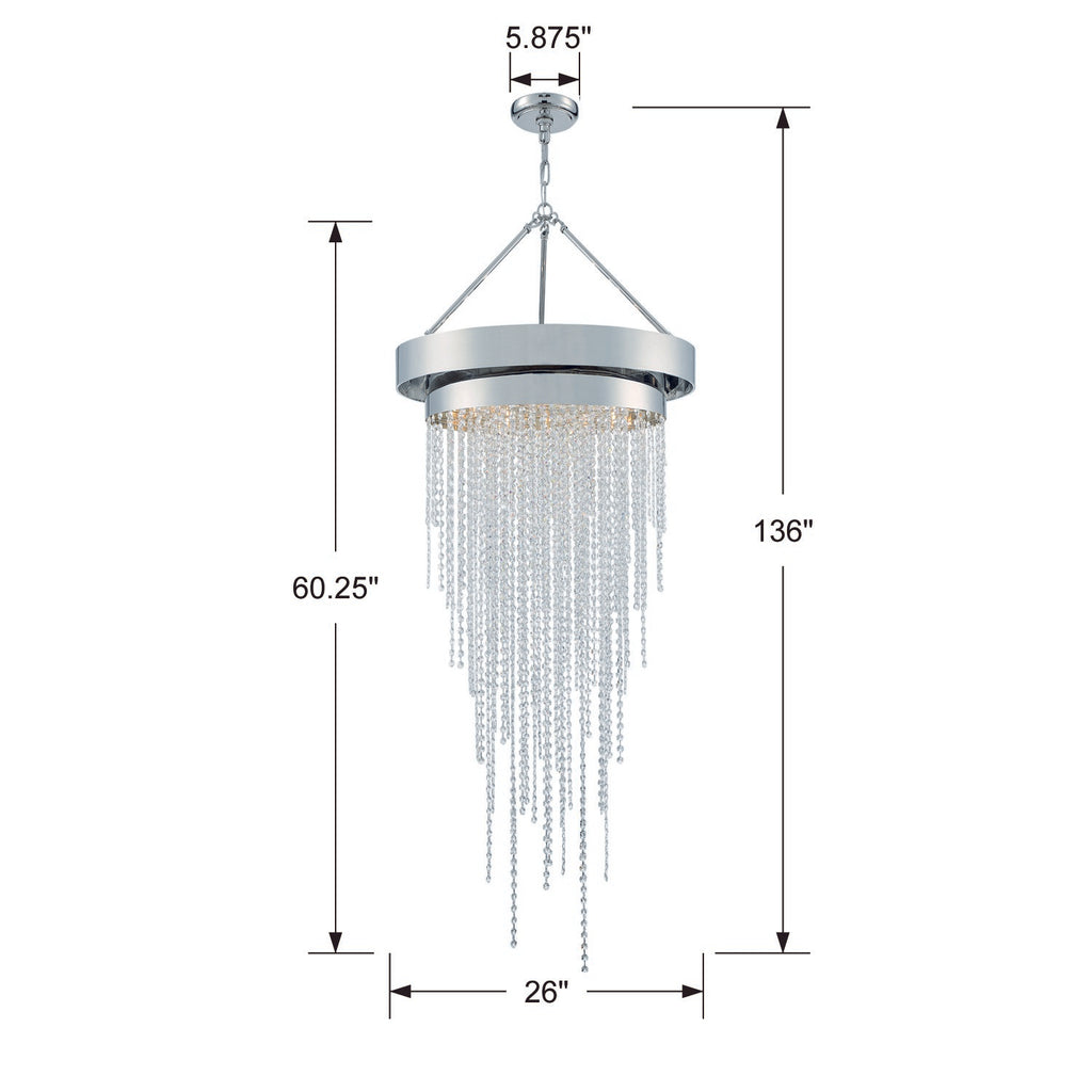 Clarksen 6 Light Chandelier