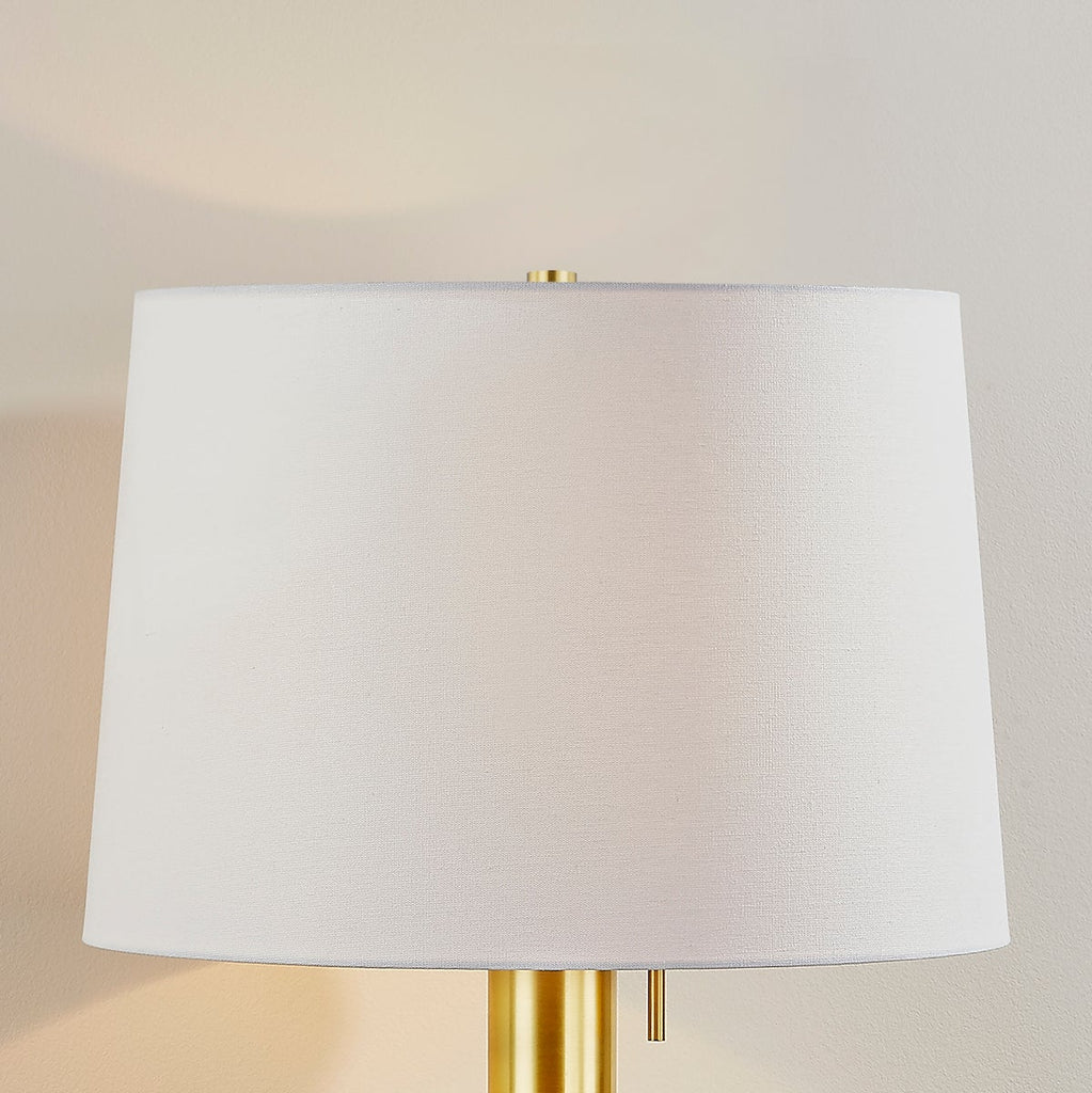 Clarissa Table Lamp, Aged Brass