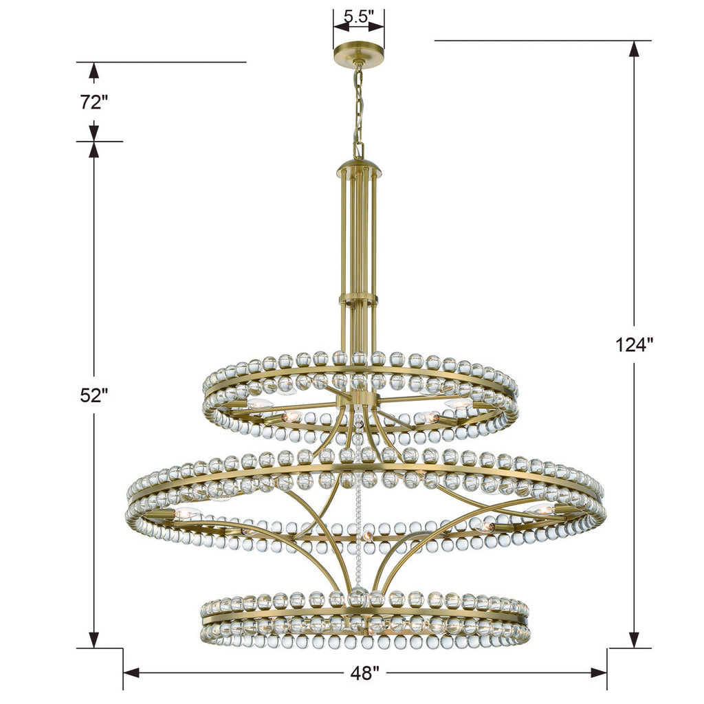 Clover 24 Light Chandelier