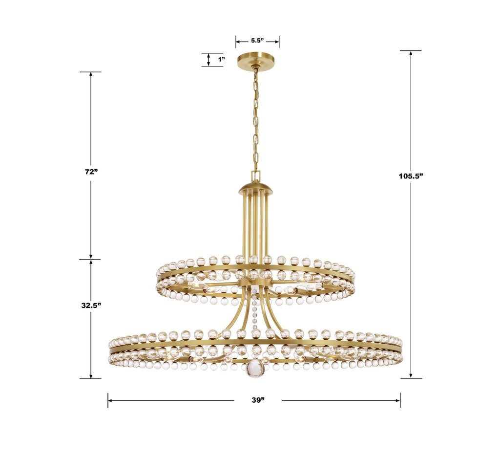 Clover 24 Light Chandelier