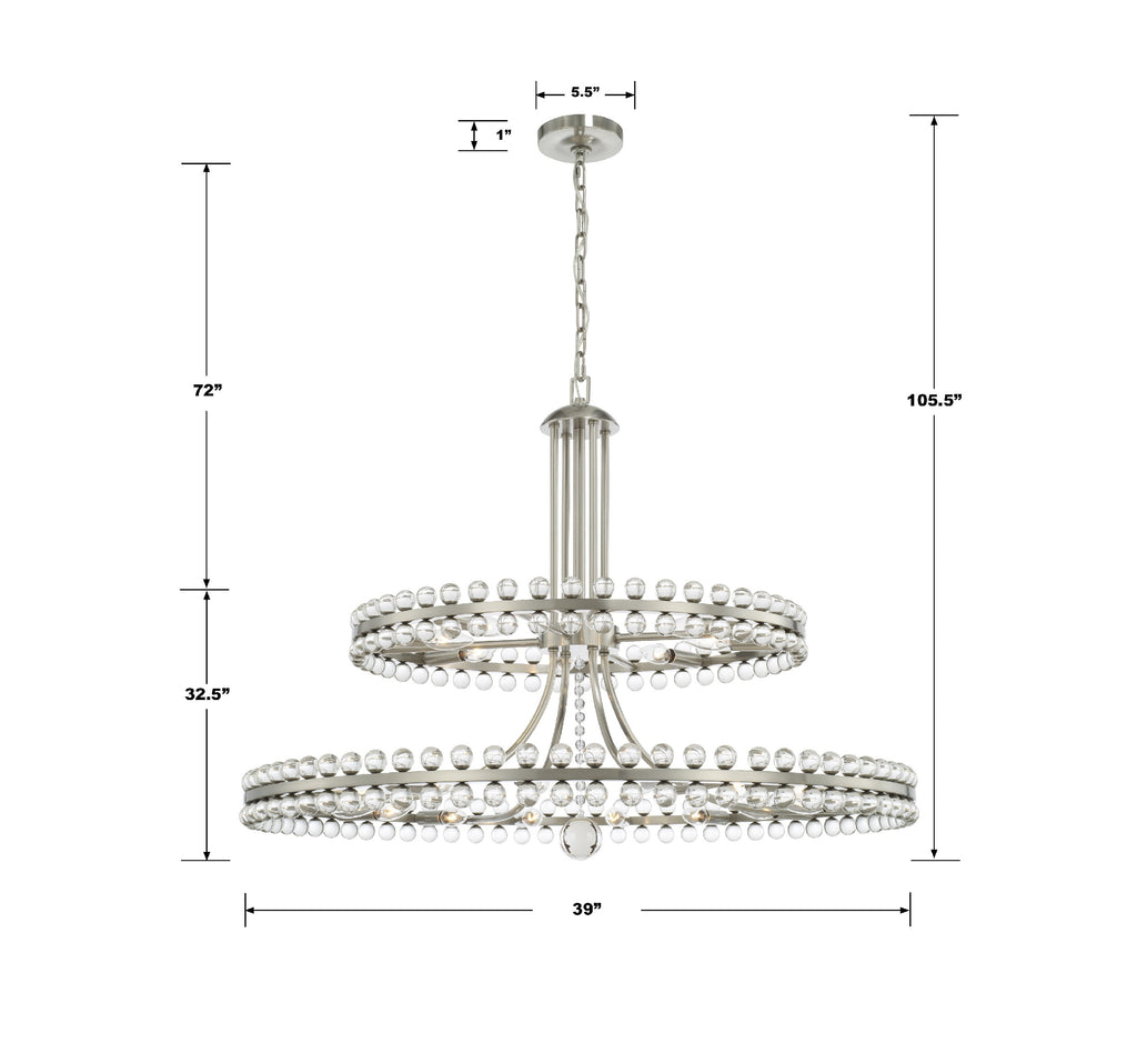 Clover 24 Light Chandelier