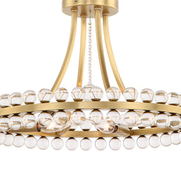 Clover 4 Light Semi Flush