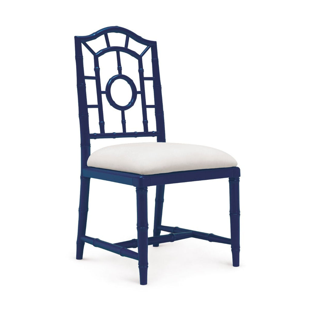 Chloe Side Chair, Navy Blue