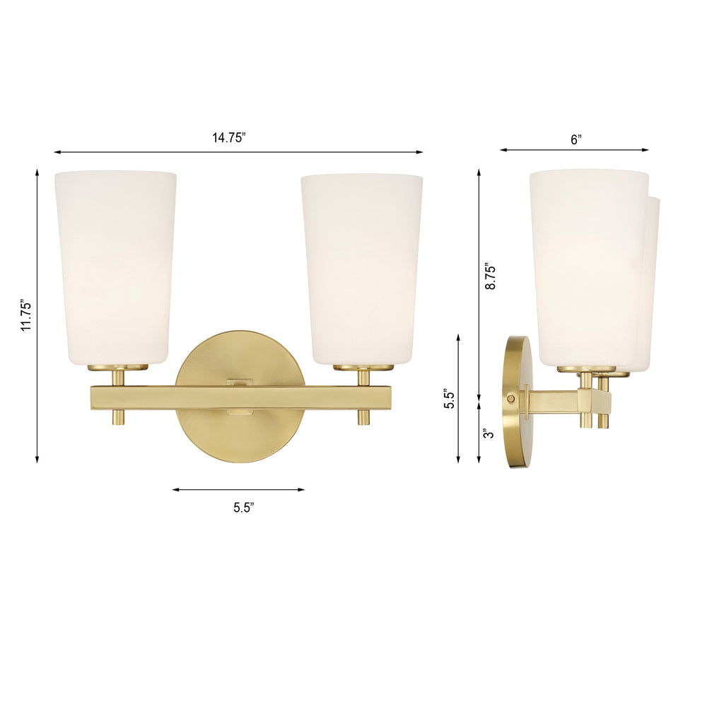 Colton 2 Light Sconce