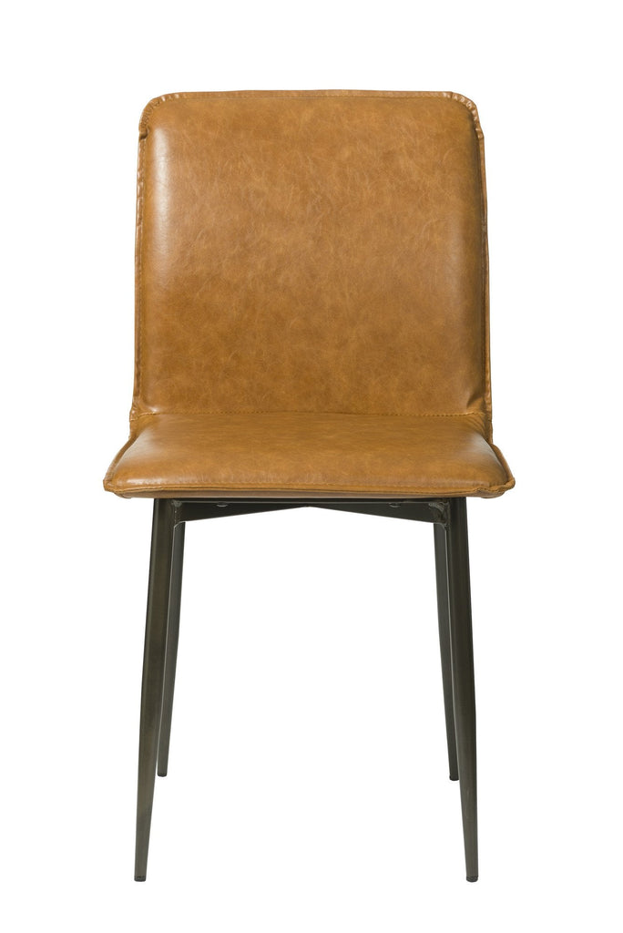 Luca Side Chair - Tan Brown - Set of 2