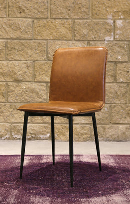 Luca Side Chair - Tan Brown - Set of 2