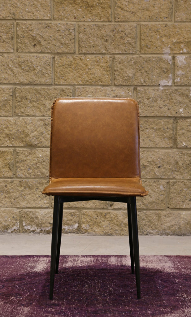 Luca Side Chair - Tan Brown - Set of 2