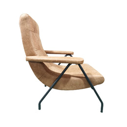 Retro Lounge Chair - Tan Calcio