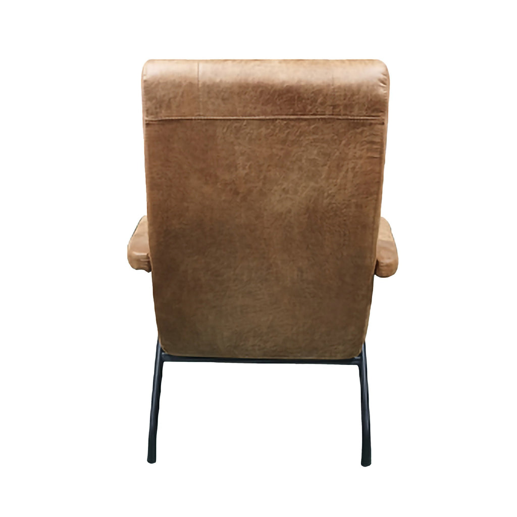 Retro Lounge Chair - Tan Calcio