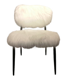 Contessa Chair - Fur White