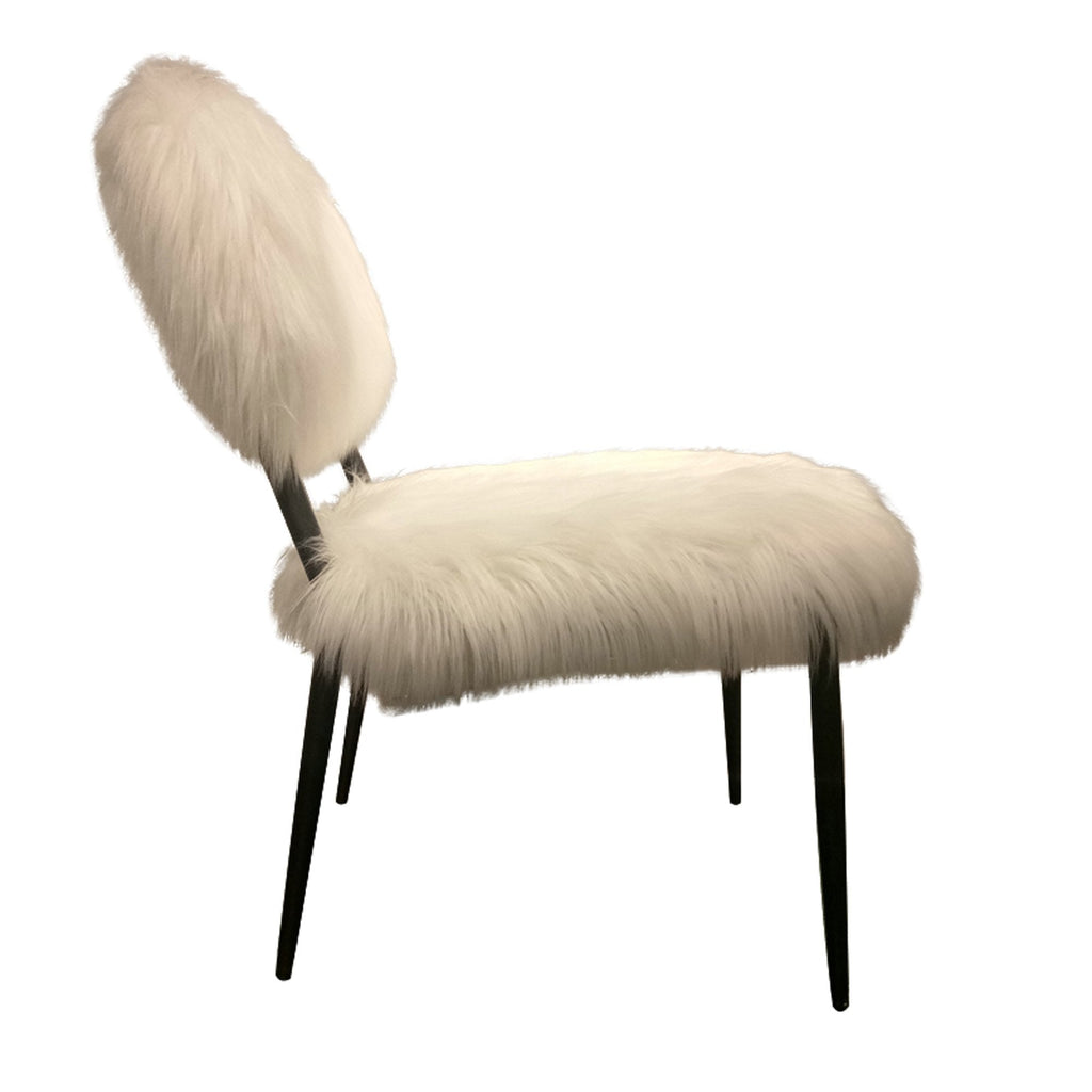 Contessa Chair - Fur White