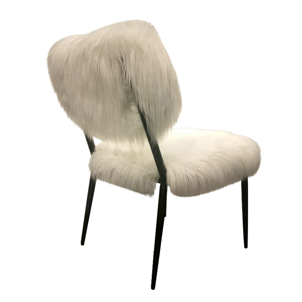 Contessa Chair - Fur White