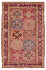Jaipur Living Zetta Hand-Knotted Medallion Pink/ Cream Area Rug