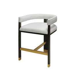 Modern Wooden Accent Counter Stool