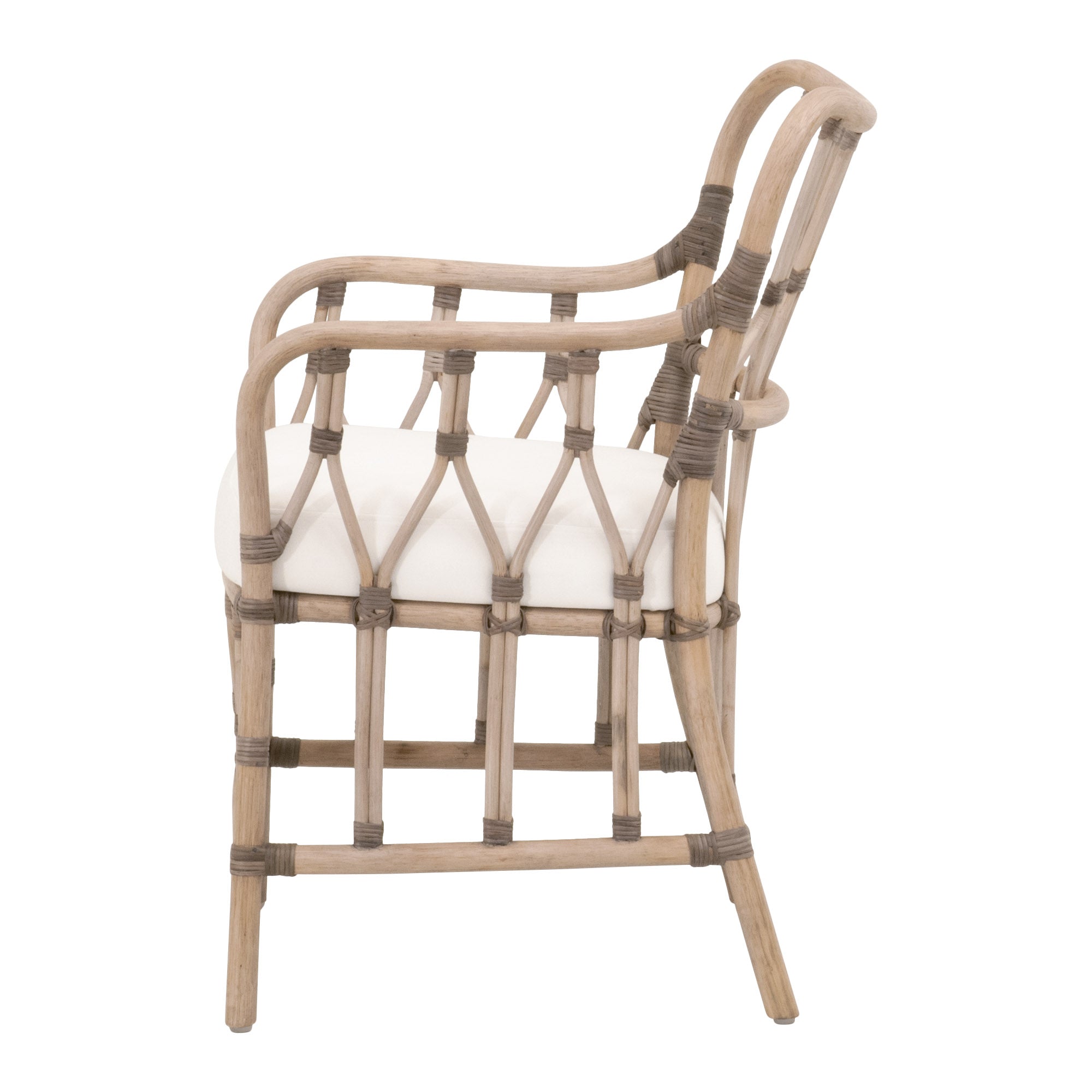 Caprice Arm Chair, Matte Grey