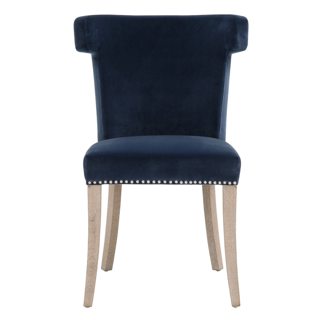 Celina Dining Chair, Denim Velvet