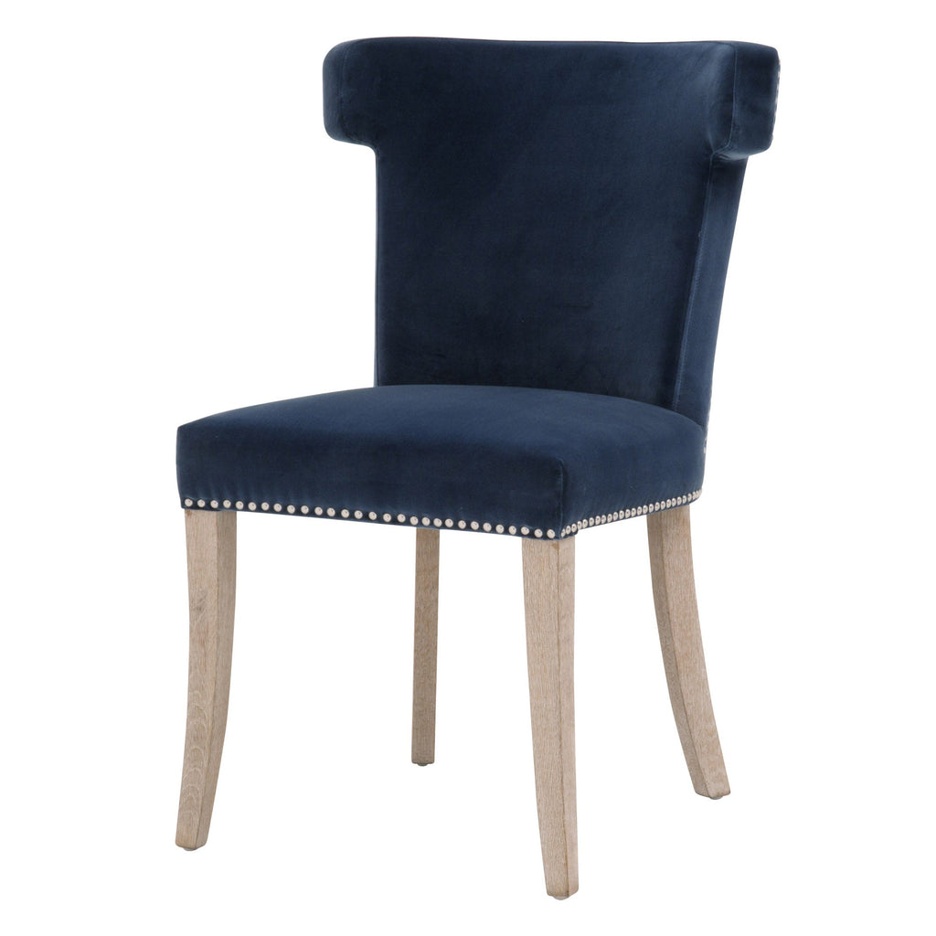 Celina Dining Chair, Denim Velvet