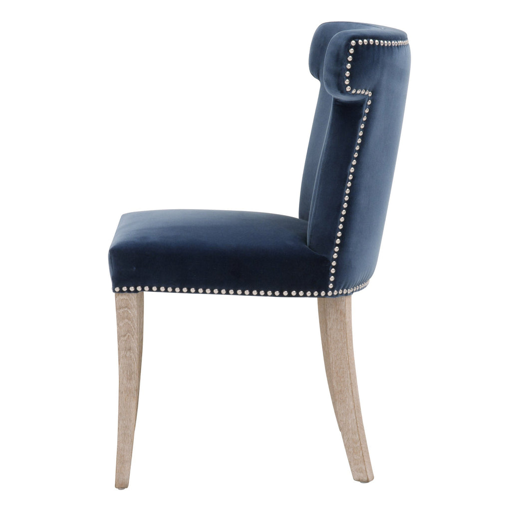 Celina Dining Chair, Denim Velvet