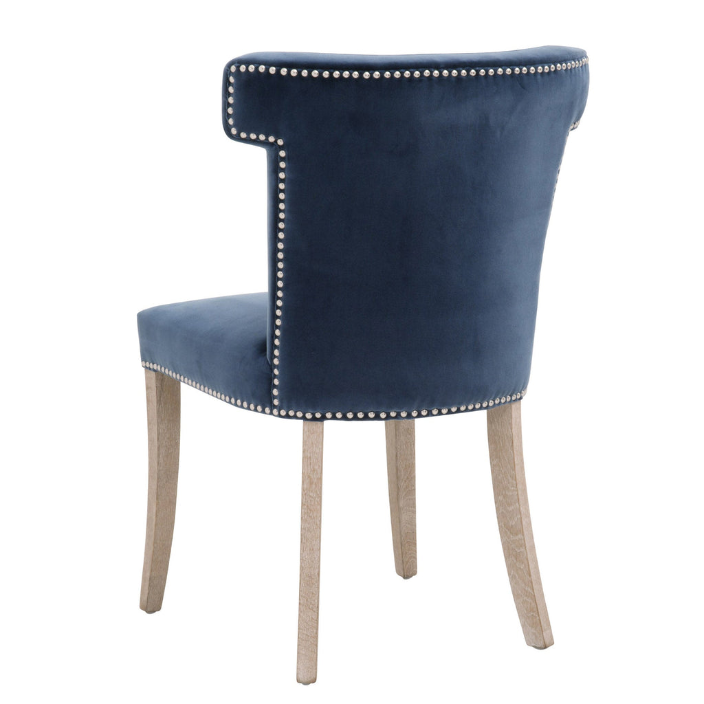 Celina Dining Chair, Denim Velvet