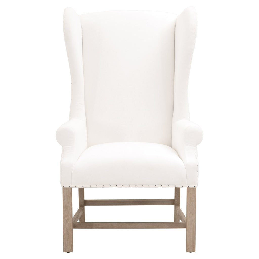 Chateau Arm Chair, Peal, Natural Grey Ash