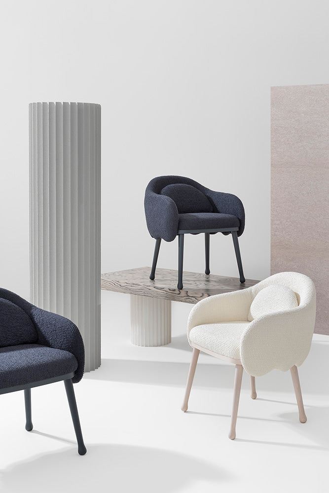 Corolla 270, Lacquered Beech, Select Fabric