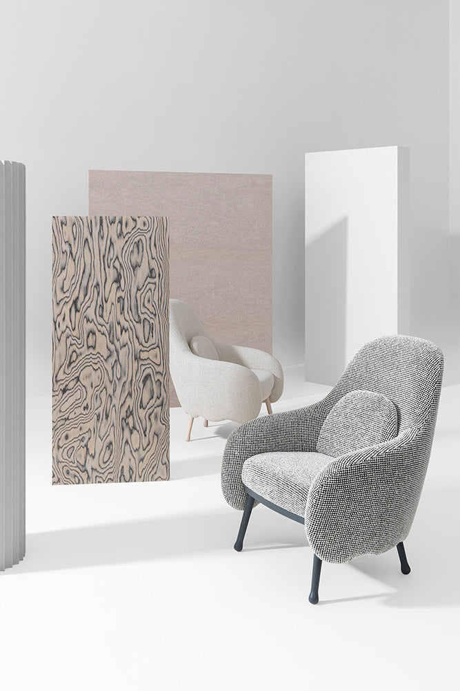 Corolla 272, Stained Beech, Select Fabric