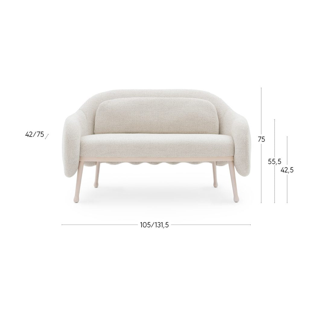 Corolla 273, Stained Beech, Select Fabric