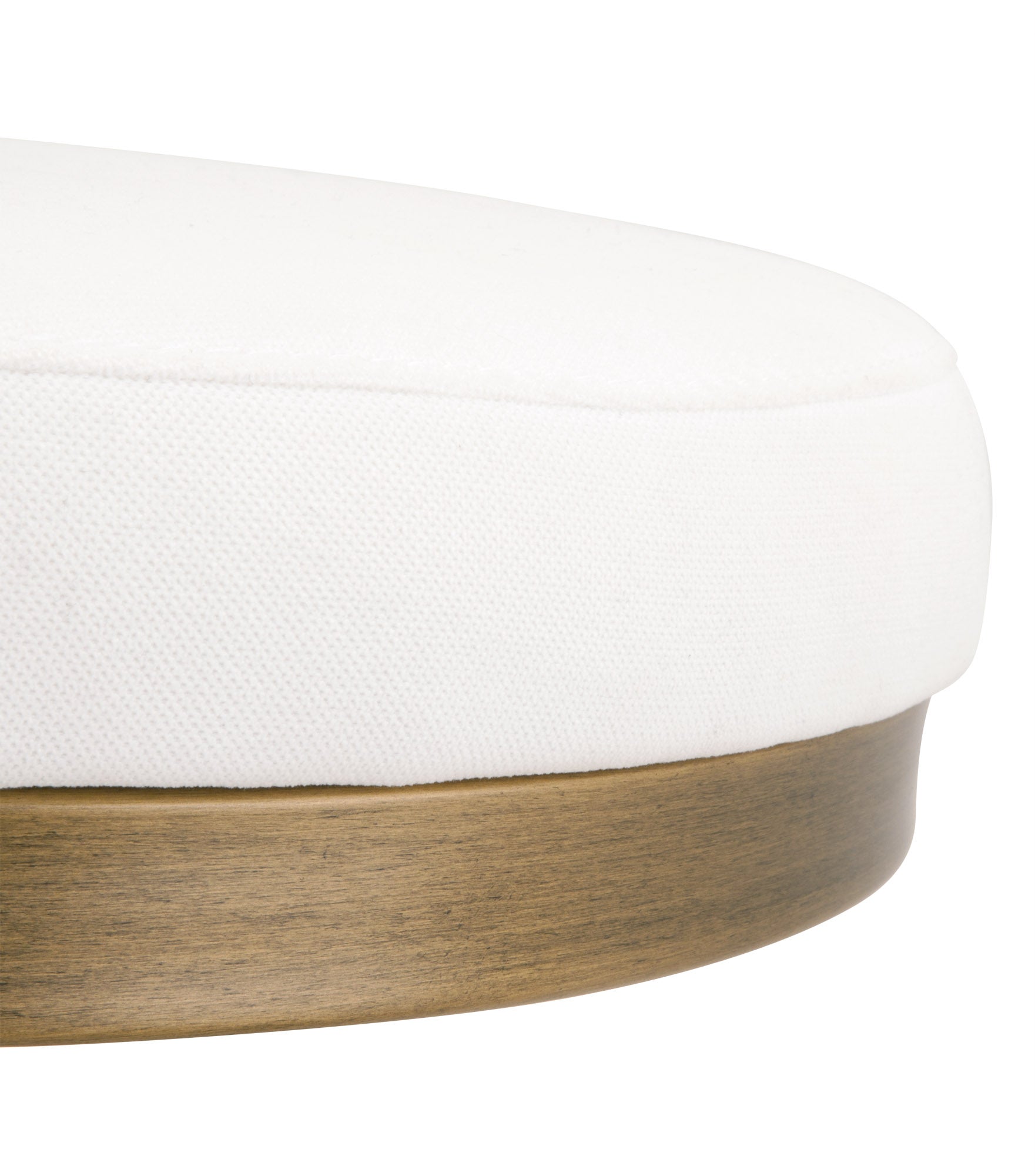 Cresta Counter Stool, Pearl, Brushed Gold