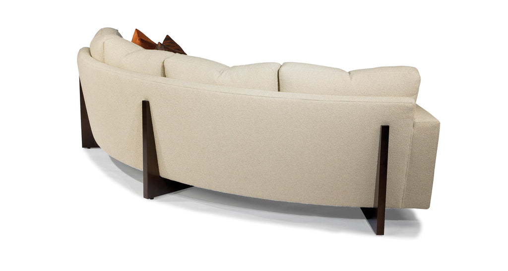 Curved Clip Sofa In Beige