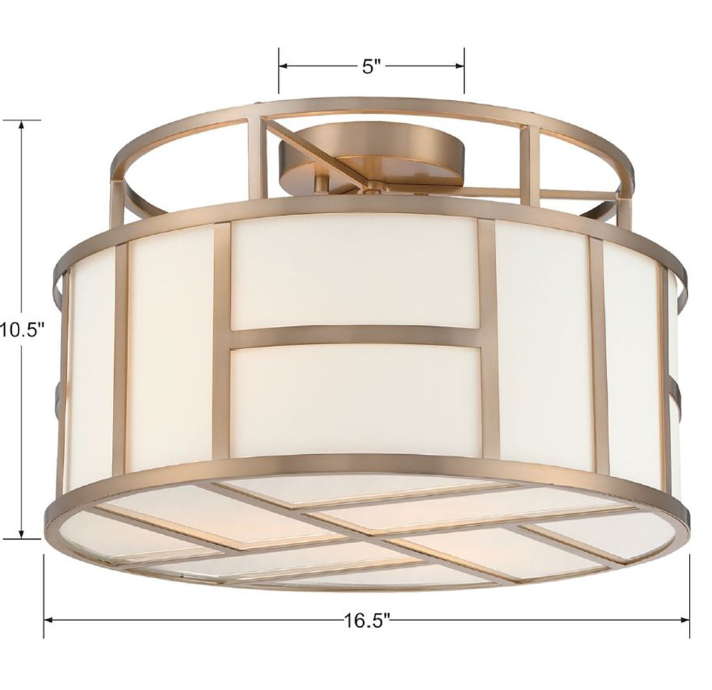 Libby Langdon Danielson 3 Light Semi Flush