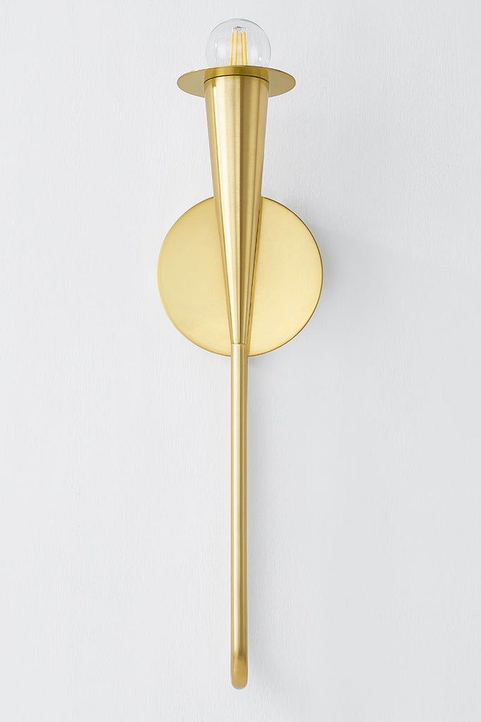 Danna Wall Sconce, Aged Brass