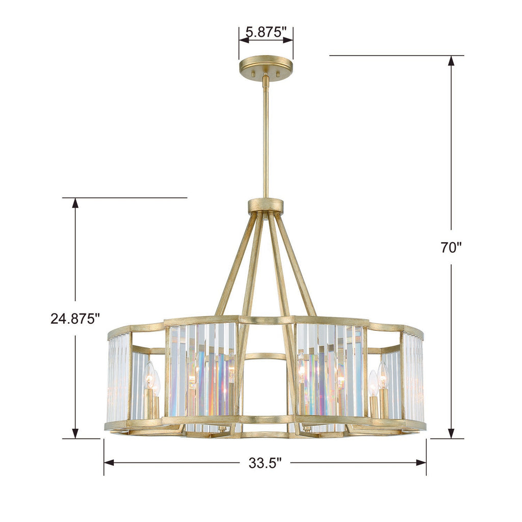 Darcy 8 Light Chandelier