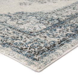 Jaipur Living Eisley Medallion Blue/ Ivory Runner Rug