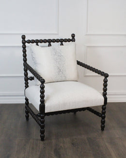 Occasional Chair Rhodes, Ant Black Loop Paladium
