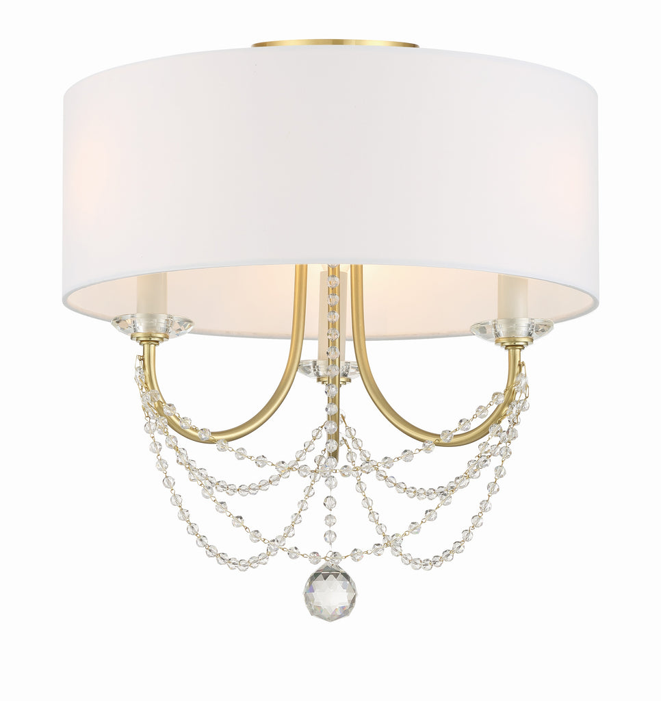 Delilah 3 Light Semi Flush