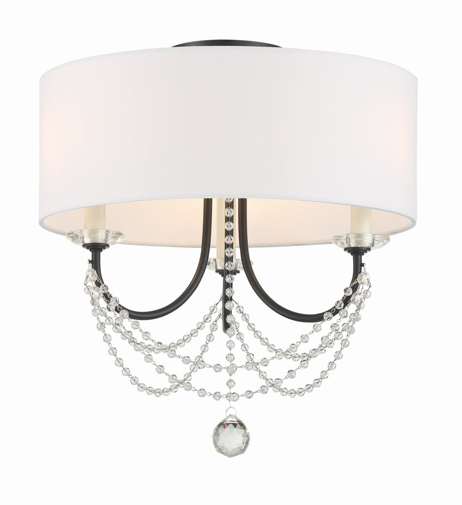 Delilah 3 Light Semi Flush